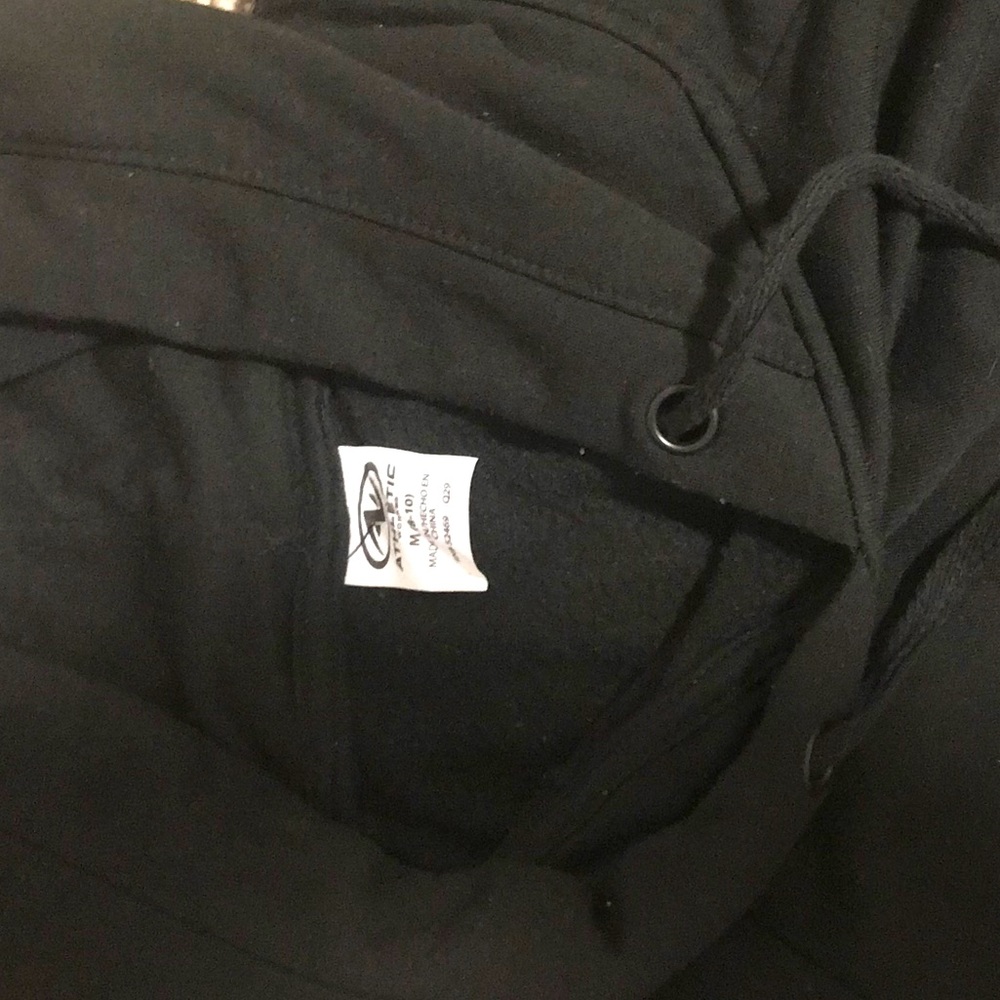 Athletic black sweatshirt